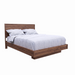 Sheffield Panel Bed Low Footboard — Walnut wood reference; selected finish may differ