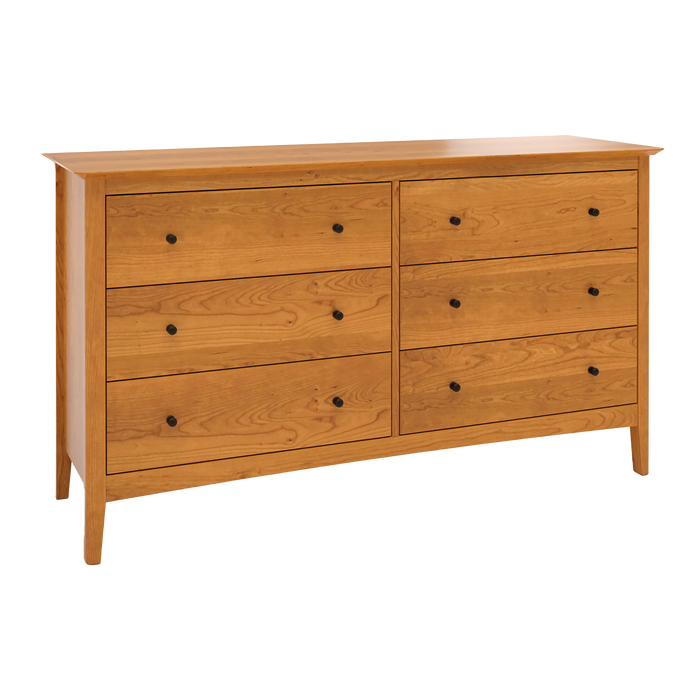 Wellesley Six Drawer Dresser — Cherry wood reference; selected finish may differ