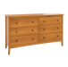 Wellesley Six Drawer Dresser — Cherry wood reference; selected finish may differ