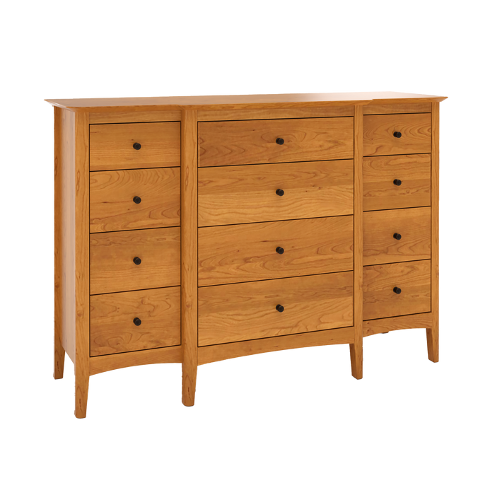 Wellesley Twelve Drawer Dresser — Cherry wood reference; selected finish may differ