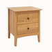 Wellesley Two Drawer Nightstand — Oak wood reference; selected finish may differ