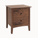 Wellesley Two Drawer Nightstand — Walnut wood reference; selected finish may differ