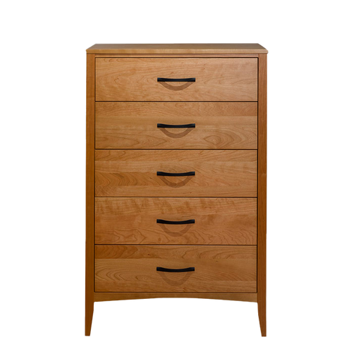 Weybridge Five Drawer Chest — Cherry wood reference; selected finish may differ