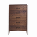 Weybridge Five Drawer Chest — Walnut wood reference; selected finish may differ