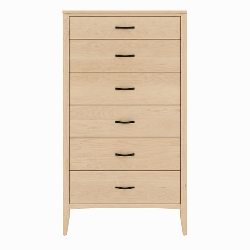 Weybridge Six Drawer Chest — Maple wood reference; selected finish may differ