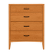 Weybridge Four Drawer Chest — Cherry wood reference; selected finish may differ
