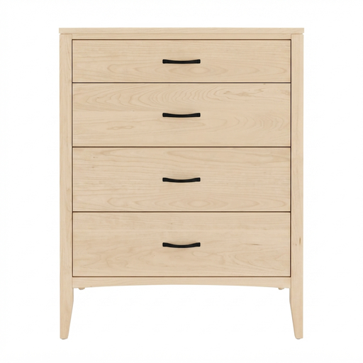 Weybridge Four Drawer Chest — Maple wood reference; selected finish may differ