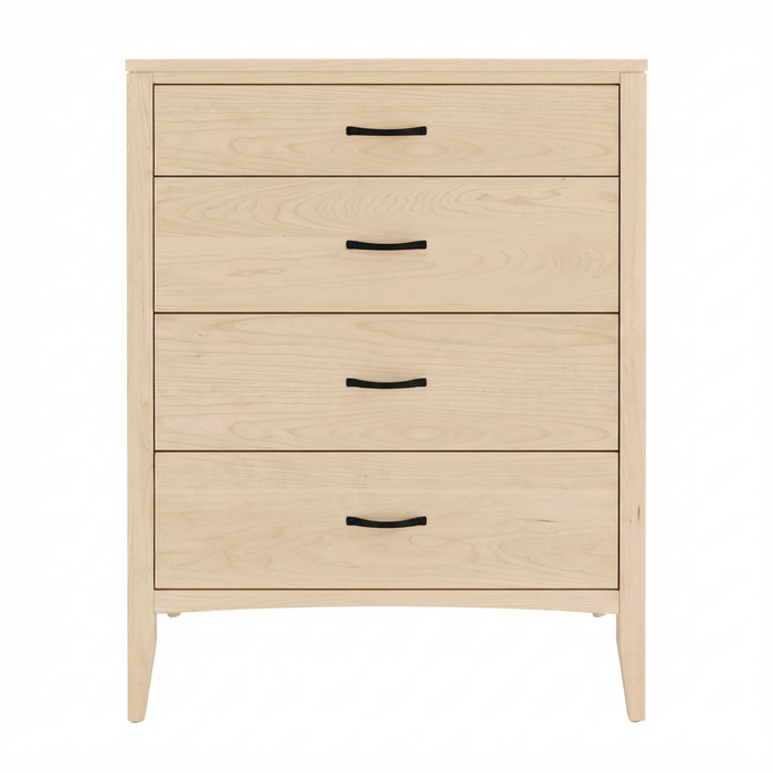 Weybridge Four Drawer Chest — Maple wood reference; selected finish may differ