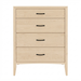 Weybridge Four Drawer Chest — Maple wood reference; selected finish may differ