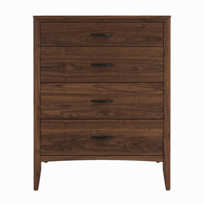 Weybridge Four Drawer Chest — Walnut wood reference; selected finish may differ