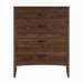 Weybridge Four Drawer Chest — Walnut wood reference; selected finish may differ