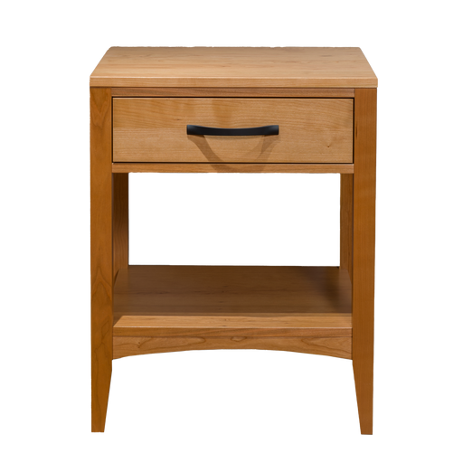 Weybridge One Drawer Nightstand — Cherry wood reference; selected finish may differ