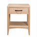 Weybridge One Drawer Nightstand — Maple wood reference; selected finish may differ