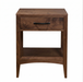 Weybridge One Drawer Nightstand — Walnut wood reference; selected finish may differ