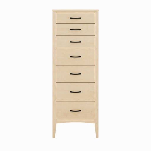 Weybridge Seven Drawer Lingerie Chest — Maple wood reference; selected finish may differ
