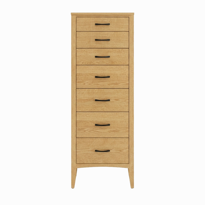 Weybridge Seven Drawer Lingerie Chest — Oak wood reference; selected finish may differ
