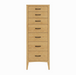 Weybridge Seven Drawer Lingerie Chest — Oak wood reference; selected finish may differ