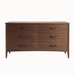 Weybridge Six Drawer Dresser — Walnut wood reference; selected finish may differ