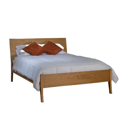 Weybridge Slanted Panel Bed Low Footboard — Cherry wood reference; selected finish may differ