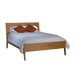 Weybridge Slanted Panel Bed Low Footboard — Cherry wood reference; selected finish may differ