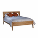 Weybridge Slanted Panel Bed Low Footboard — Oak wood reference; selected finish may differ