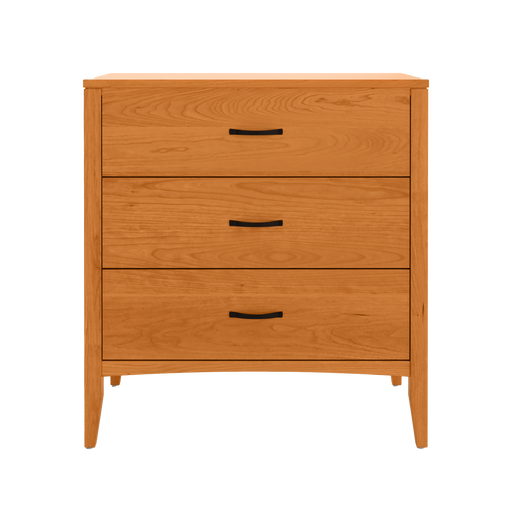 Weybridge Three Drawer Chest — Cherry wood reference; selected finish may differ