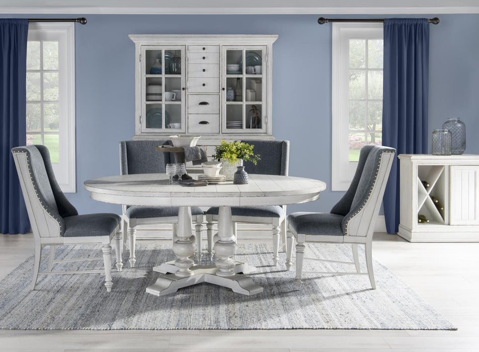 Cottage Park - Round Table Base - White