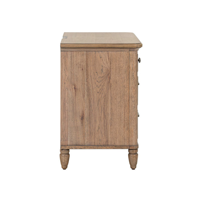 Hickory Grove - Panel Bed Rails - Heirloom Brown