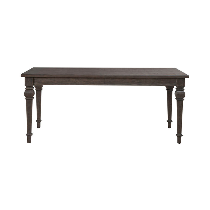Paradise Valley - Rectangular Leg Table - Saddle Brown