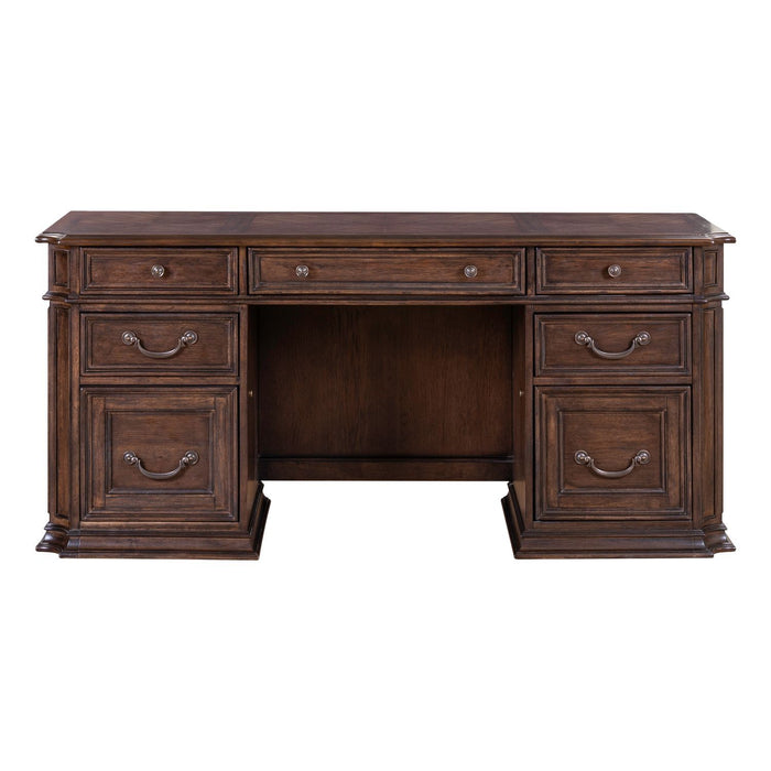 Provence Park - Jr Executive Credenza Base - Chateau Brown