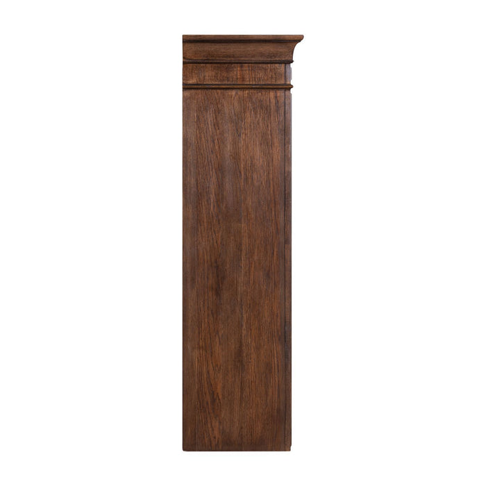 Providence Park - Jr Executive Credenza Hutch - Chateau Brown