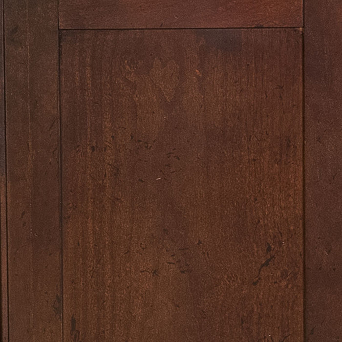 Messina Estates - Queen Poster Rails - Dark Brown