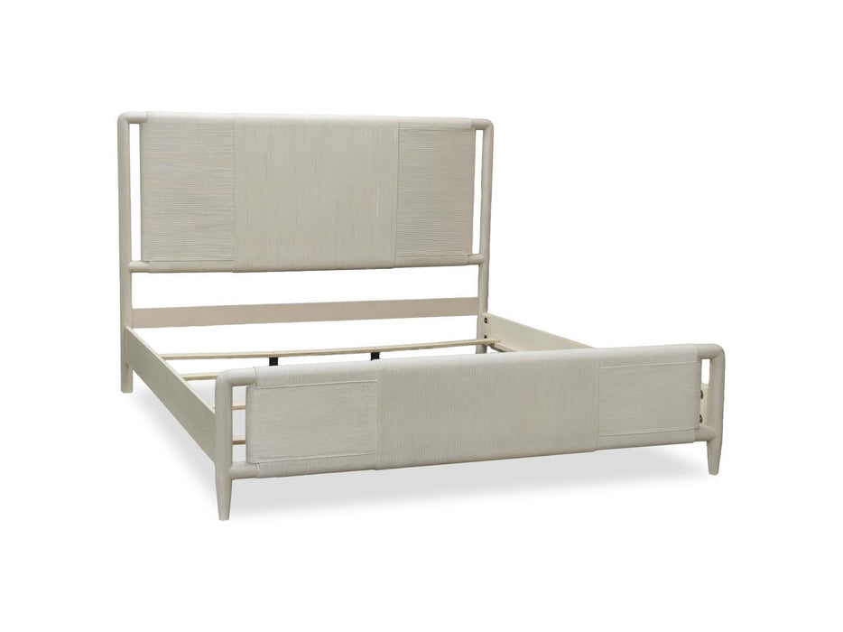 Maren - California King Woven Panel Headboard - Fresh Canvas