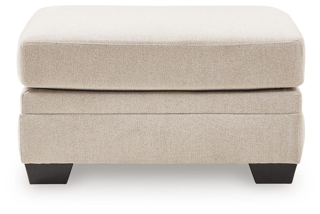 Mandi Point - Oversized Accent Ottoman - Marble