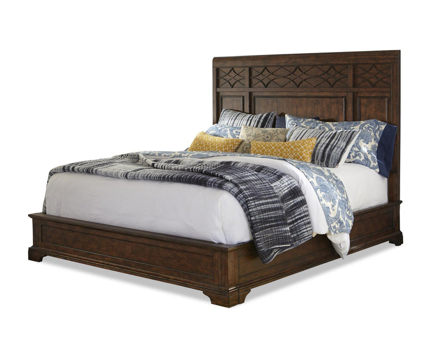 Trisha Yearwood Home - Siderails Queen Katie Bed - Coffee