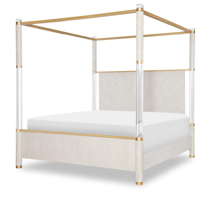 Miramar - Canopy King / California King Headboard Acrylic Post - Oyster