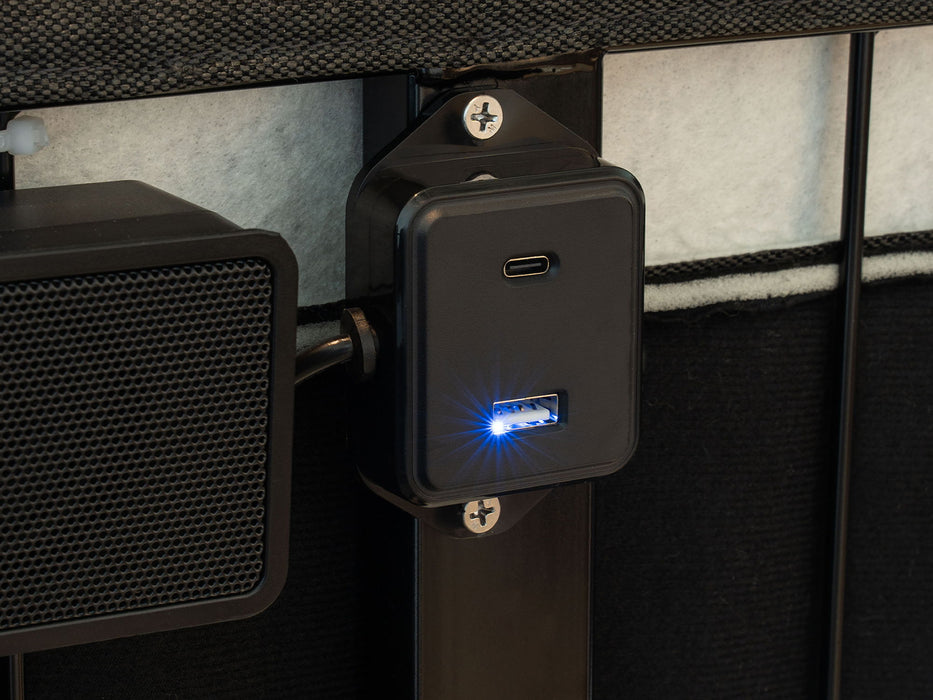 GoodVibeSleep - King Immersive Sound Adjustable Base - Black