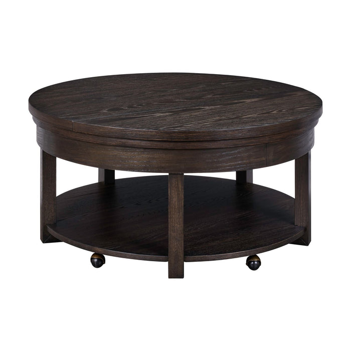 Weston - Round Lift Top Cocktail Table - Brown