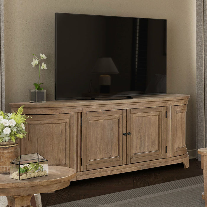 Haven Hills - 82'' TV Console - Camel Beige