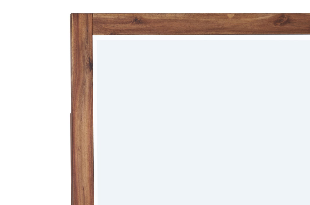 Astoria - Mirror - Natural Herringbone