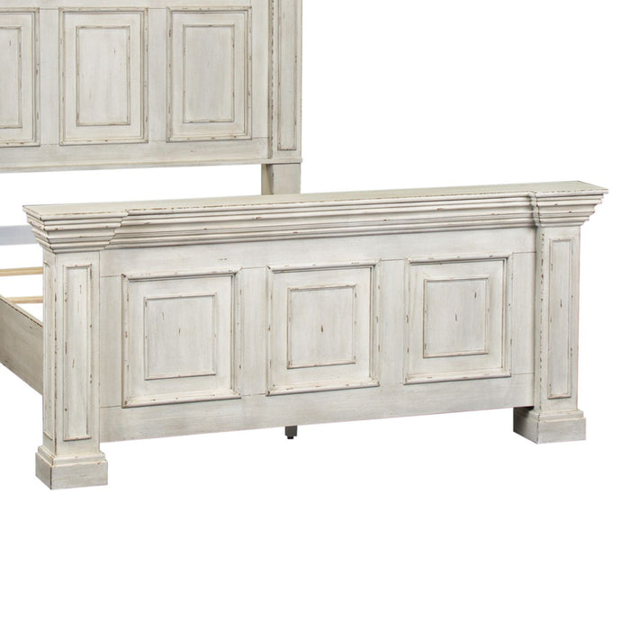 Big Valley - Queen Mansion Footboard - Whitestone