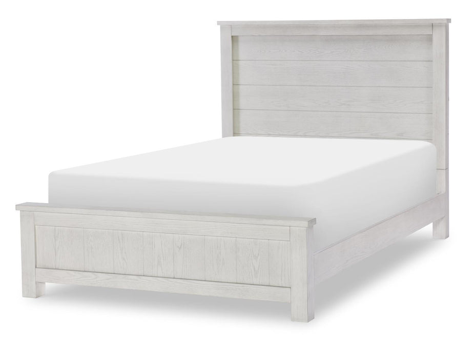 Preston - Full Panel Headboard - Bleached Linen