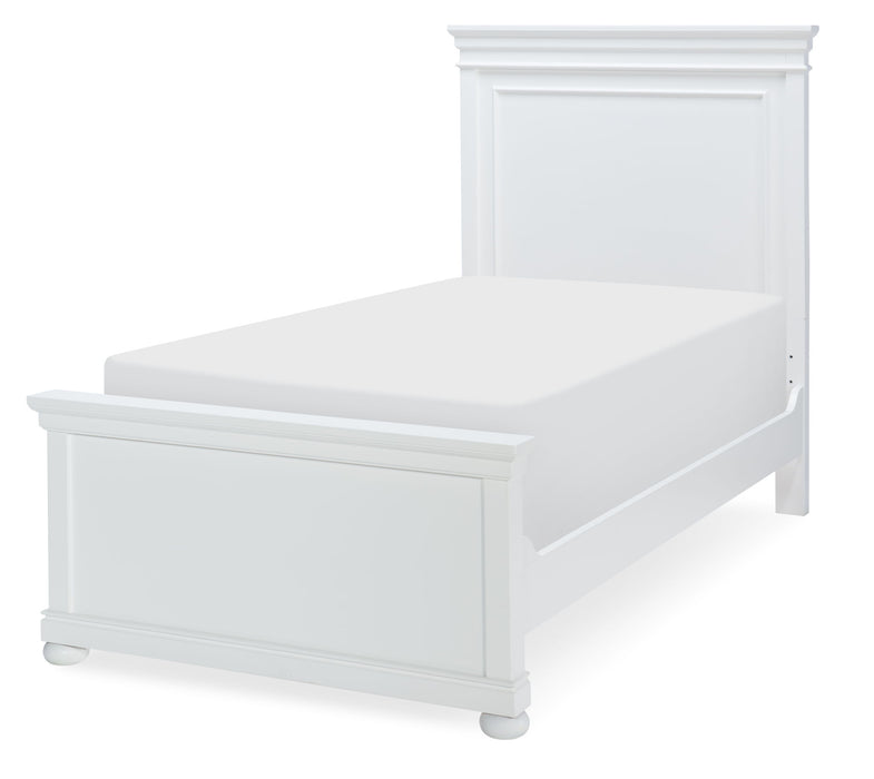 Canterbury - Twin Panel Footboard With Slat Roll - White