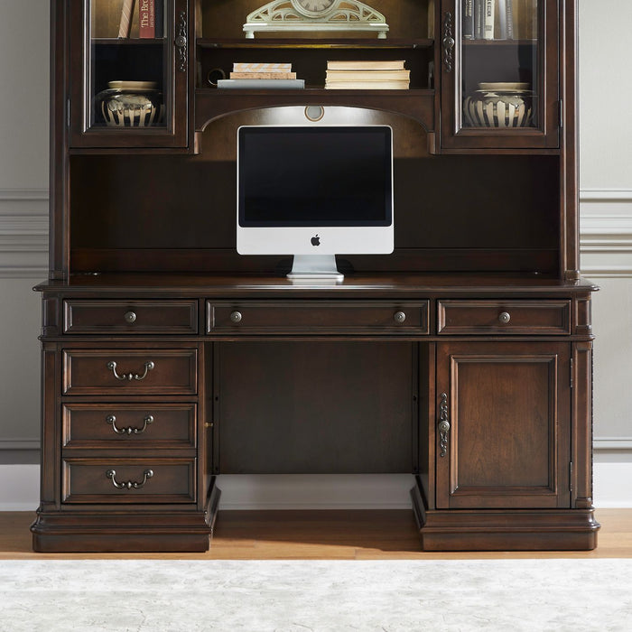 Brayton Manor - Jr Executive Credenza Top - Cognac