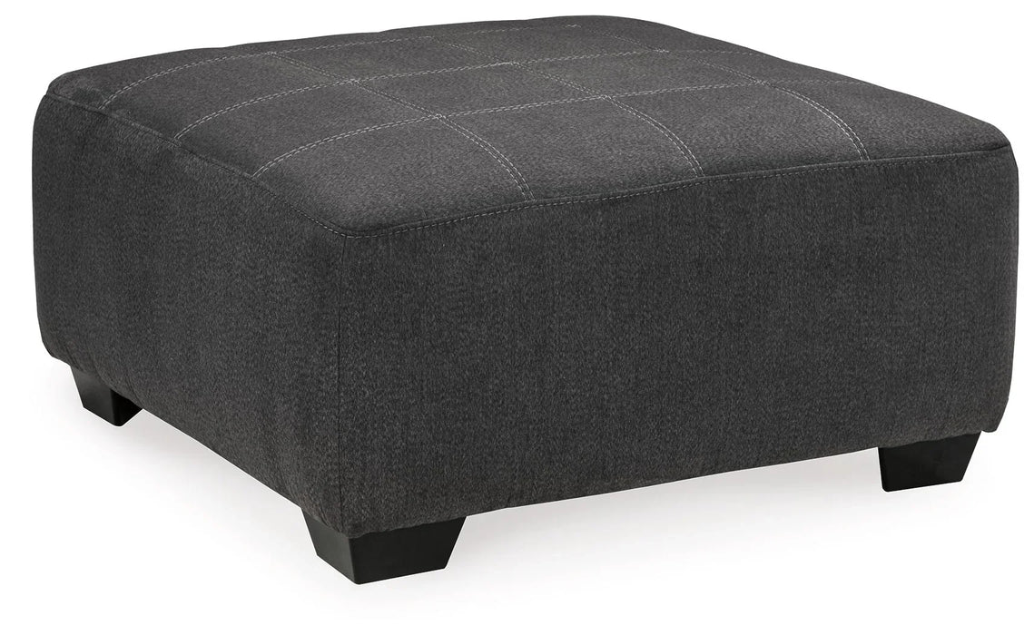 Ambee - Oversized Accent Ottoman - Slate