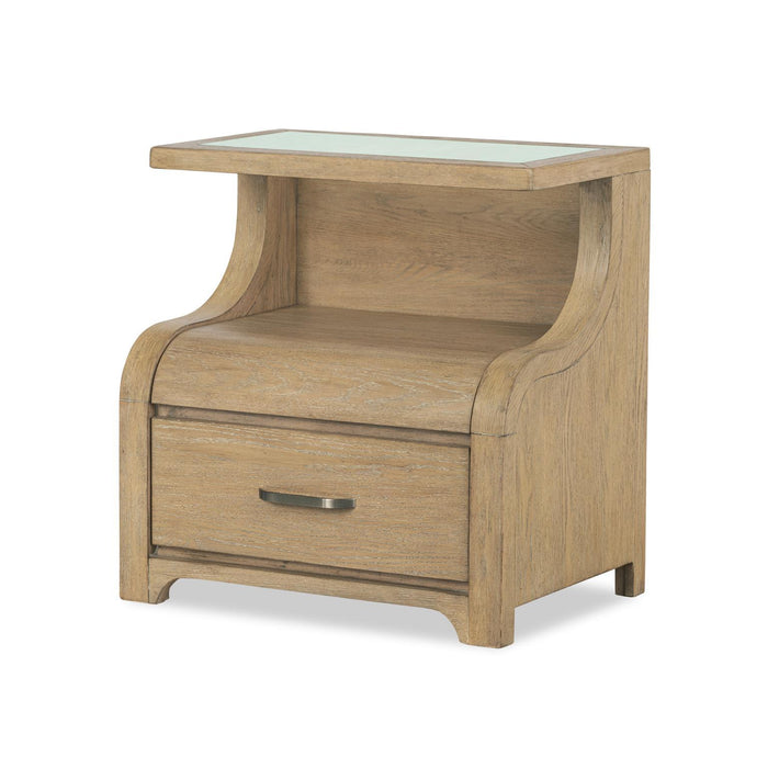Flow - 1 Drawer Nightstand - Sandstone