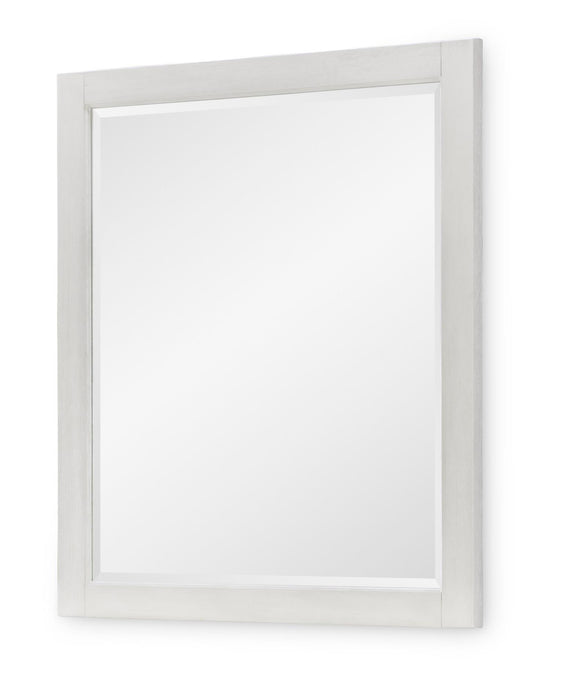 Ashton - Rectangular Mirror - Bleached Linen