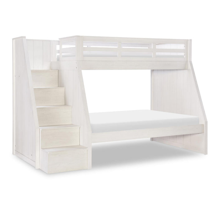 Ashton - Complete Twin Over Full Bunk Bed - Bleached Linen