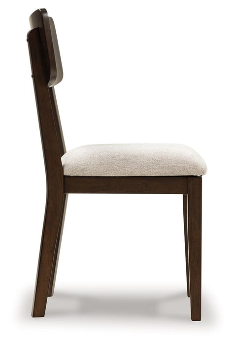 Mallenette - Merlot - Dining Upholstered Side Chair (Set of 2)