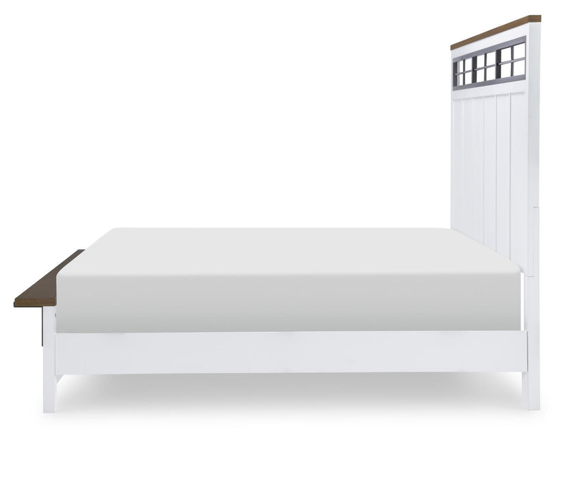 Beckett - Complete Two Tone Panel Bed